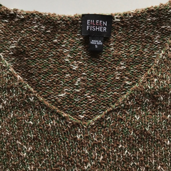 Eileen Fisher small cotton/linen sweater - Picture 2 of 5